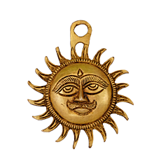 Brass Sun Wall Hanging BH07759