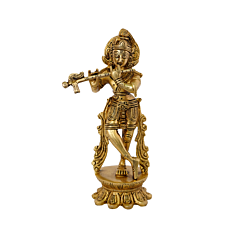 Brass Krishna Idol BH07910