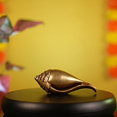 Brass Shankh Height 2 Inch KBH09687