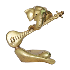 Brass Ganesha Idol  10 Inch KBH09695
