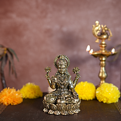 Brass Lakshmi Statue KBH09716
