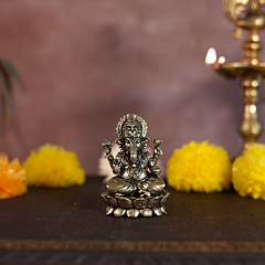 Brass Ganesha Idol KBH09723