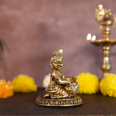 Brass Bal Krishna Statue KBH09730