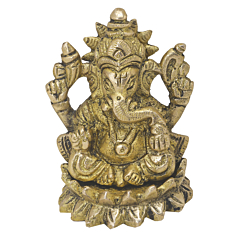 Brass Kamal Ganesh Idol KBH06512