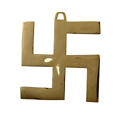 Brass Swastika Wall Hanging KBH06573