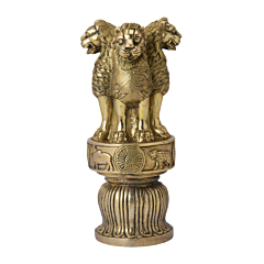 Brass Ashok Stamb Indian National Emblem KBH06421