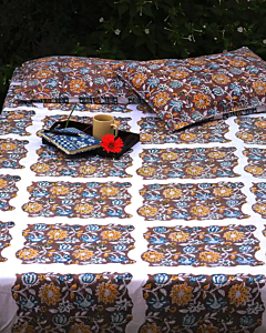 Timeless Floral Organic Cotton Bedsheet Set