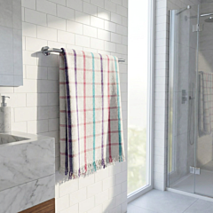 Handwoven Checkered Cotton Towel| Multicolour