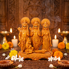 Handcrafted Terracotta Ram Darbar | 8 Inches