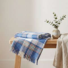 Handloom Cotton Checkered Towel | 72x36 cm