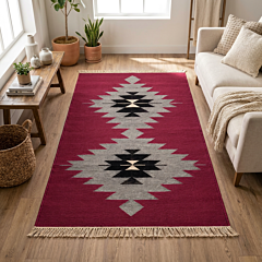 Handloom Cotton Durrie | 4x5 Feet