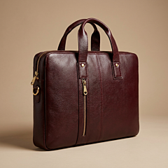 Handcrafted Leather Laptop Bag | Brown