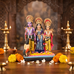 Handcrafted Terracotta Multicoloured Ram Darbar