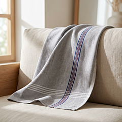 Handloom Terry Cotton Towel | Grey