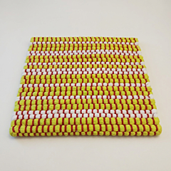 Handwoven Puja Asana |Yellow