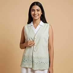 Handmade Smocking Vest| XL