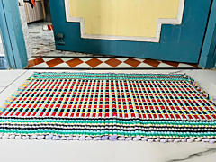 Handmade Cotton Multicoloured Door Mat Janta 003