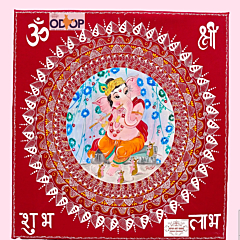 Handcrafted Aipan Art Ganesh Painting