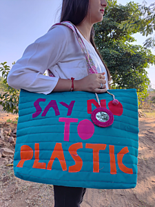 Say No To Plastic Tote Bag