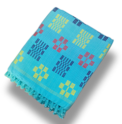 Handmade Cotton Bedsheet | Traditional Woven Cotton Bed Cover for Bedroom Decor