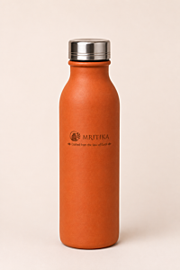 MRITIKA Clay Water Bottle