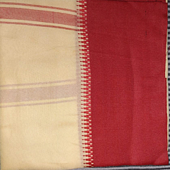 BANGALI RED  SAREE BORDER 6 INCHES