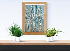 Wall decor - texture art