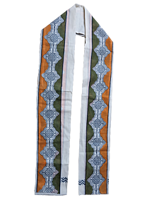 Patriotic Sella Scarf/Stole | Indian Flag-themed 