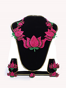 Handmade Necklace with Earrings