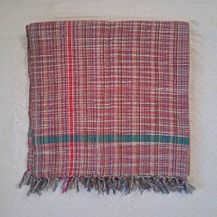 Cotton Towel Desi Handloom-Red