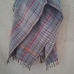 Cotton Towel Desi Handloom-Blue