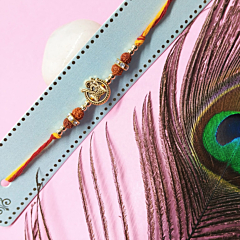 Traditional Rudraksha Rakhi