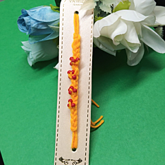 Handmade Woolen Thread Beads Rakhi