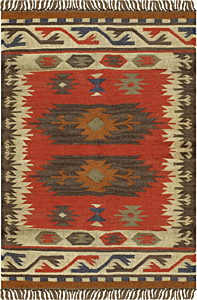 Handmade Woolen Jute Dhurrie  Best Carpet for Bedroom living area 4 * 6 Feet