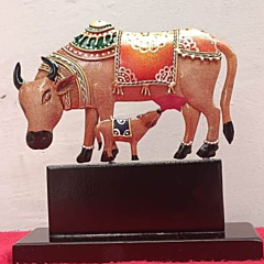 Cow and Calf Decorative Figurine