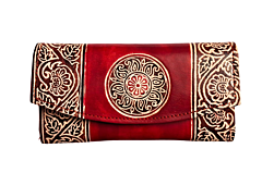 Genuine Leather Shantiniketan Clutch Purse