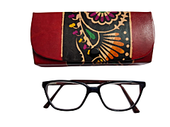 Handcrafted Leather Spectacle Case | 15x8x7 cm