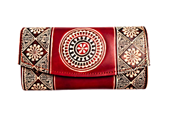 Genuine Leather Shantiniketan Clutch Purse