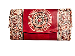 Genuine Leather Shantiniketan Clutch Purse