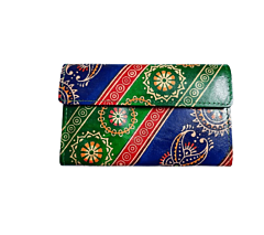 Genuine  Leather Shantiniketan Clutch Bag purse