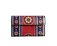 Genuine  Leather Shantiniketan Clutch Bag purse