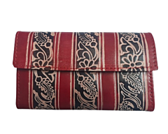 Genuine  Leather Shantiniketan Clutch Bag purse