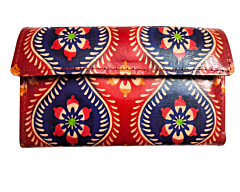 Genuine  Leather Shantiniketan Clutch Bag purse