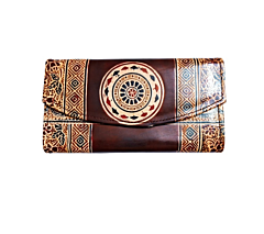 Genuine Leather Shantiniketan Clutch Purse