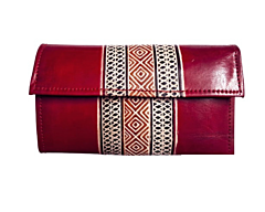 Genuine  Leather Shantiniketan Clutch Bag purse