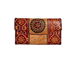 Genuine  Leather Shantiniketan Clutch Bag purse
