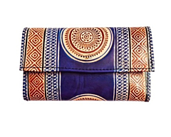 Genuine  Leather Shantiniketan Clutch Bag purse