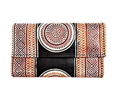 Genuine  Leather Shantiniketan Clutch Bag purse