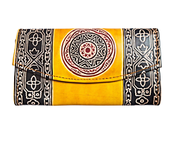 Genuine  Leather Shantiniketan Clutch Bag purse