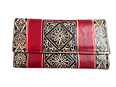 Genuine  Leather Shantiniketan Clutch Bag purse